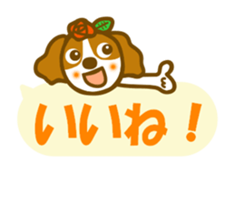 Sticker of Cavalier dog sticker #11277766