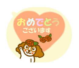 Sticker of Cavalier dog sticker #11277771