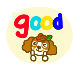 Sticker of Cavalier dog sticker #11277775