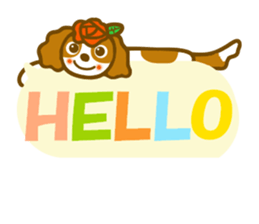 Sticker of Cavalier dog sticker #11277785