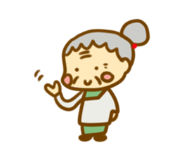 grandpa and grandma LIFE2 sticker #11278098