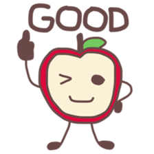 Apple boy. sticker #11278570