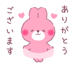 honobono rabbit and bear sticker #11278611