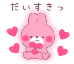 honobono rabbit and bear sticker #11278612