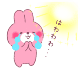 honobono rabbit and bear sticker #11278616