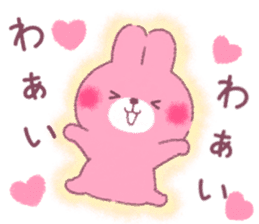 honobono rabbit and bear sticker #11278623