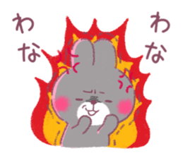 honobono rabbit and bear sticker #11278635