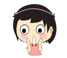 Playful Cute Girl sticker #11278851