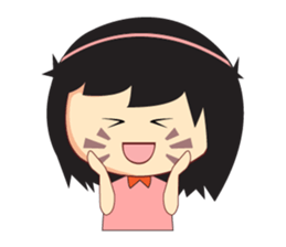 Playful Cute Girl sticker #11278852