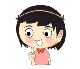 Playful Cute Girl sticker #11278855