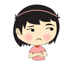 Playful Cute Girl sticker #11278856