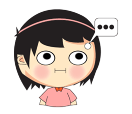 Playful Cute Girl sticker #11278862