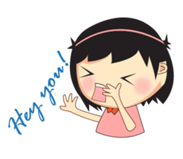Playful Cute Girl sticker #11278866