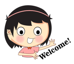 Playful Cute Girl sticker #11278867