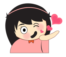 Playful Cute Girl sticker #11278870