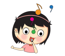 Playful Cute Girl sticker #11278873