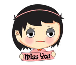 Playful Cute Girl sticker #11278874