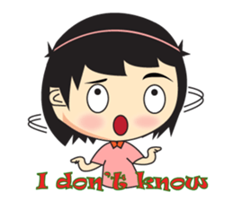 Playful Cute Girl sticker #11278875