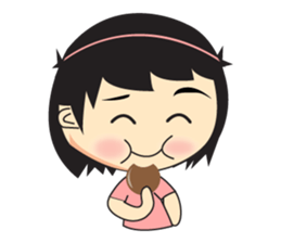 Playful Cute Girl sticker #11278878