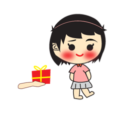 Playful Cute Girl sticker #11278882