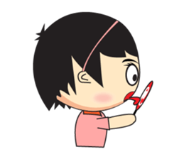 Playful Cute Girl sticker #11278883