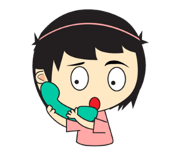 Playful Cute Girl sticker #11278885