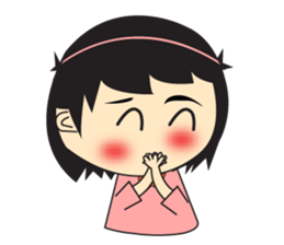 Playful Cute Girl sticker #11278887