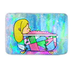 Alice in the country of glass sticker #11279657