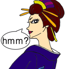 KIMONO ~Japanese girl ~ sticker #11280473