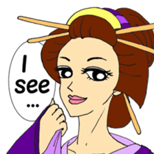 KIMONO ~Japanese girl ~ sticker #11280475