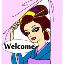 KIMONO ~Japanese girl ~ sticker #11280480