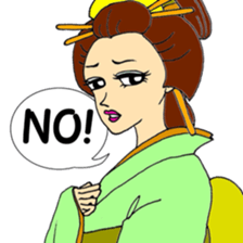 KIMONO ~Japanese girl ~ sticker #11280483