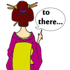 KIMONO ~Japanese girl ~ sticker #11280485