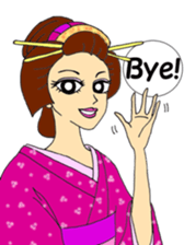 KIMONO ~Japanese girl ~ sticker #11280486
