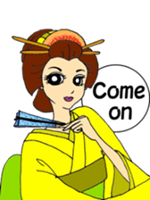 KIMONO ~Japanese girl ~ sticker #11280487