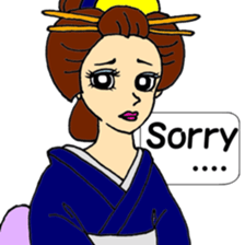 KIMONO ~Japanese girl ~ sticker #11280490