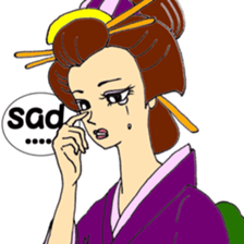 KIMONO ~Japanese girl ~ sticker #11280492