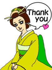 KIMONO ~Japanese girl ~ sticker #11280494