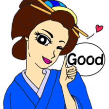 KIMONO ~Japanese girl ~ sticker #11280496