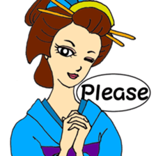 KIMONO ~Japanese girl ~ sticker #11280499