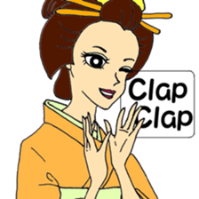 KIMONO ~Japanese girl ~ sticker #11280504