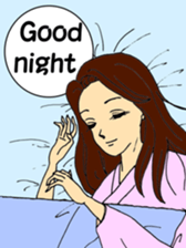 KIMONO ~Japanese girl ~ sticker #11280508