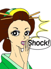 KIMONO ~Japanese girl ~ sticker #11280509