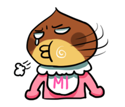 Baby named Mi sticker #11280880