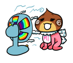 Baby named Mi sticker #11280886