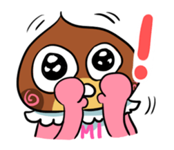 Baby named Mi sticker #11280892