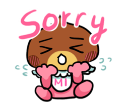 Baby named Mi sticker #11280898