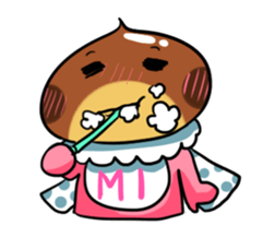 Baby named Mi sticker #11280908