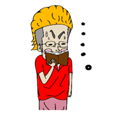 Man of rumor sticker #11281341