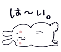 fat rabbit chan sticker #11281512